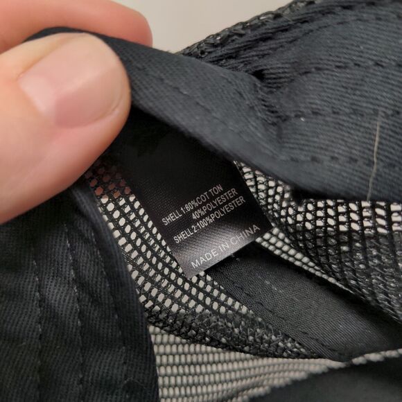 Richardson Men's Snapback Mesh Back Hat Black Embroidered Fargo Style 112 - Picture 7 of 8